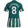 Camisolas Manchester United B. Fernandes 8 Mulher 2º Equipamento Alternativa 2023-24 Manga Curta